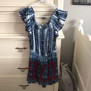 Francesca’s patterned romper